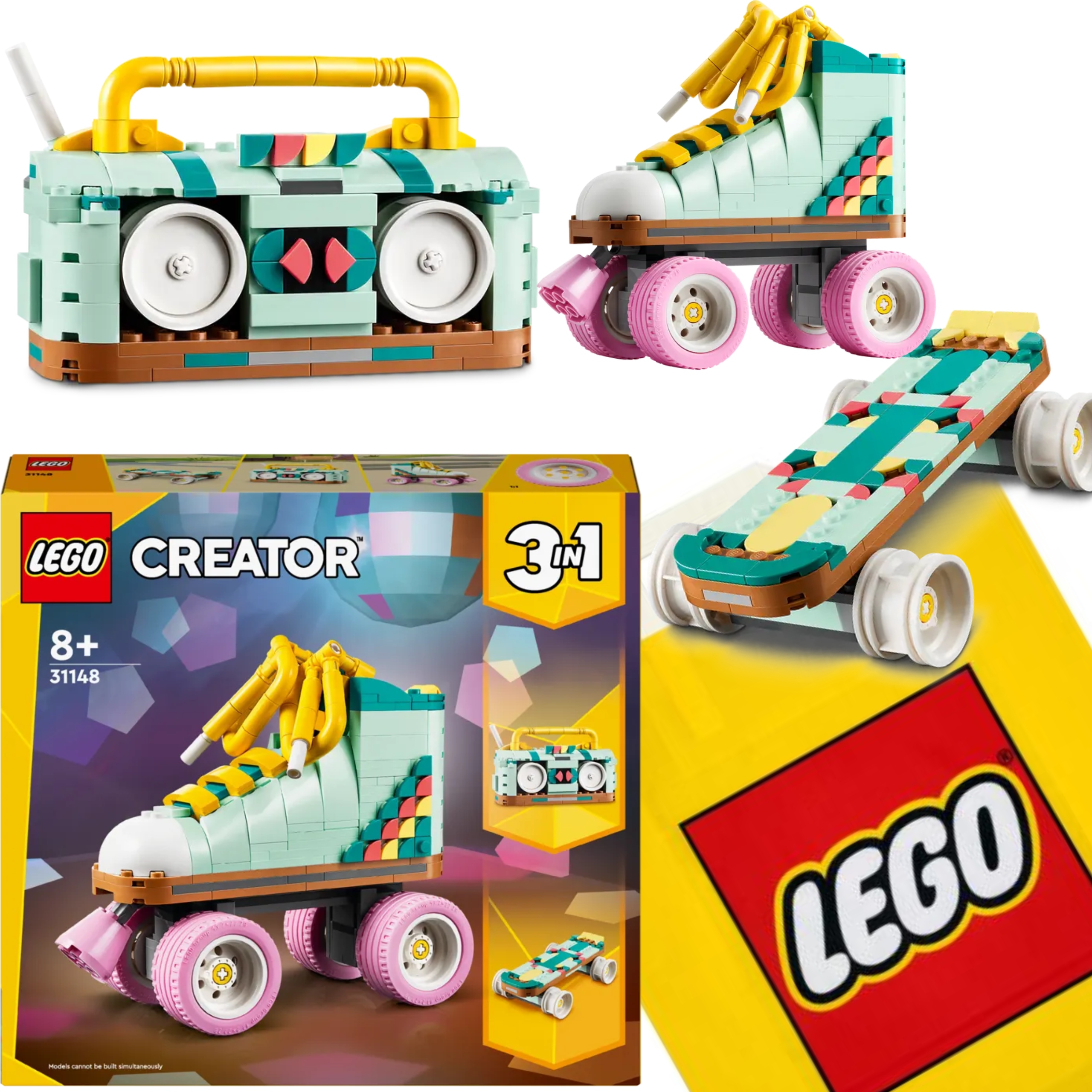 LEGO CREATOR 3w1 31148 WROTKA W STYLU RETRO + GRATIS TORBA LEGO PREZENT