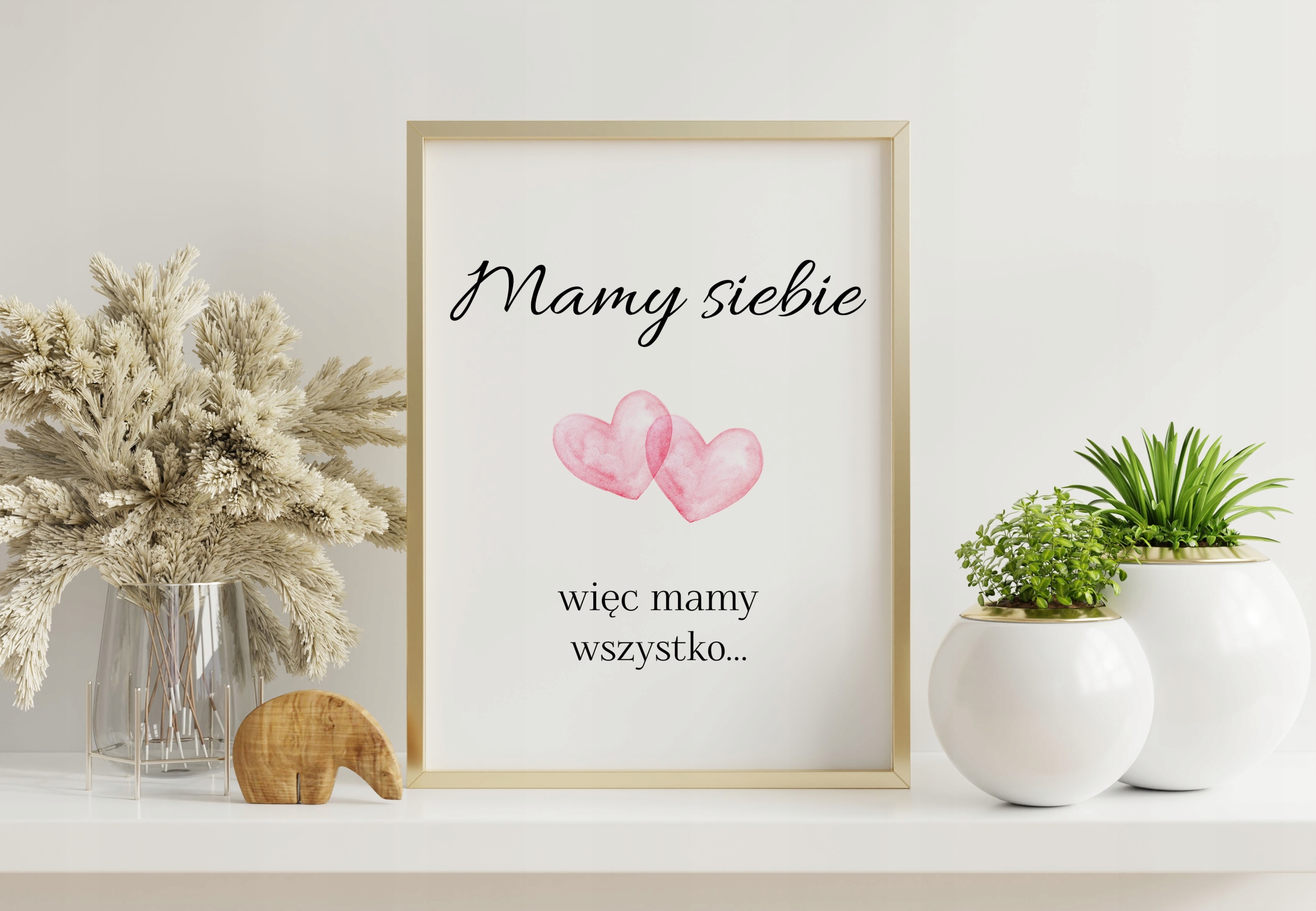 

Nowoczesny plakat MamySiebie obraz ścianę A4 Ramka