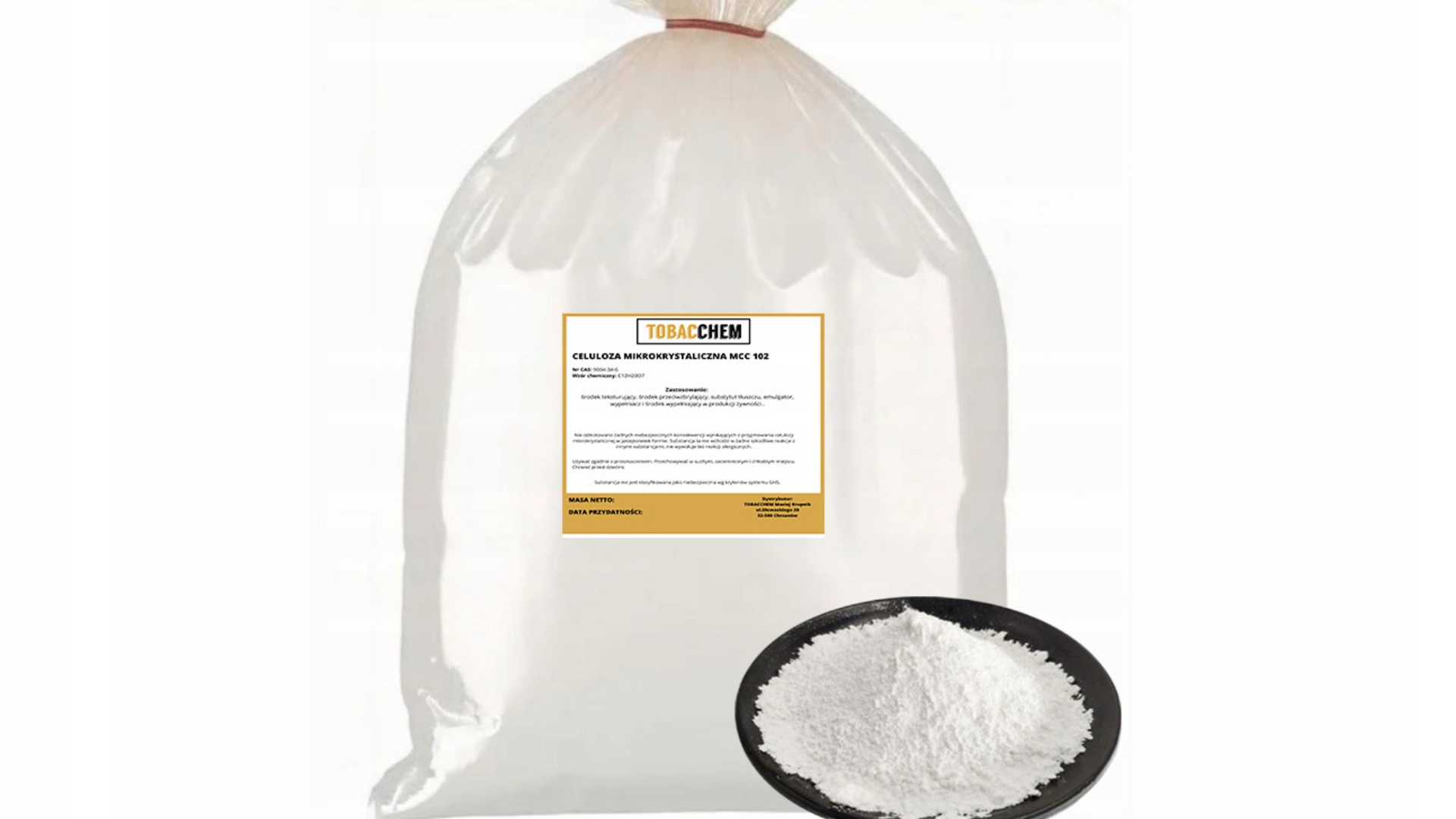 Celuloza Mikrokrystaliczna MCC 102 5kg