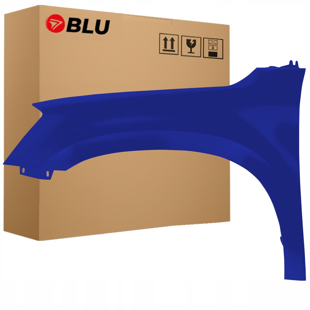 Blu Blatník Škoda Yeti 5L LF5A levý modrý 09-13 přední PacificBlau