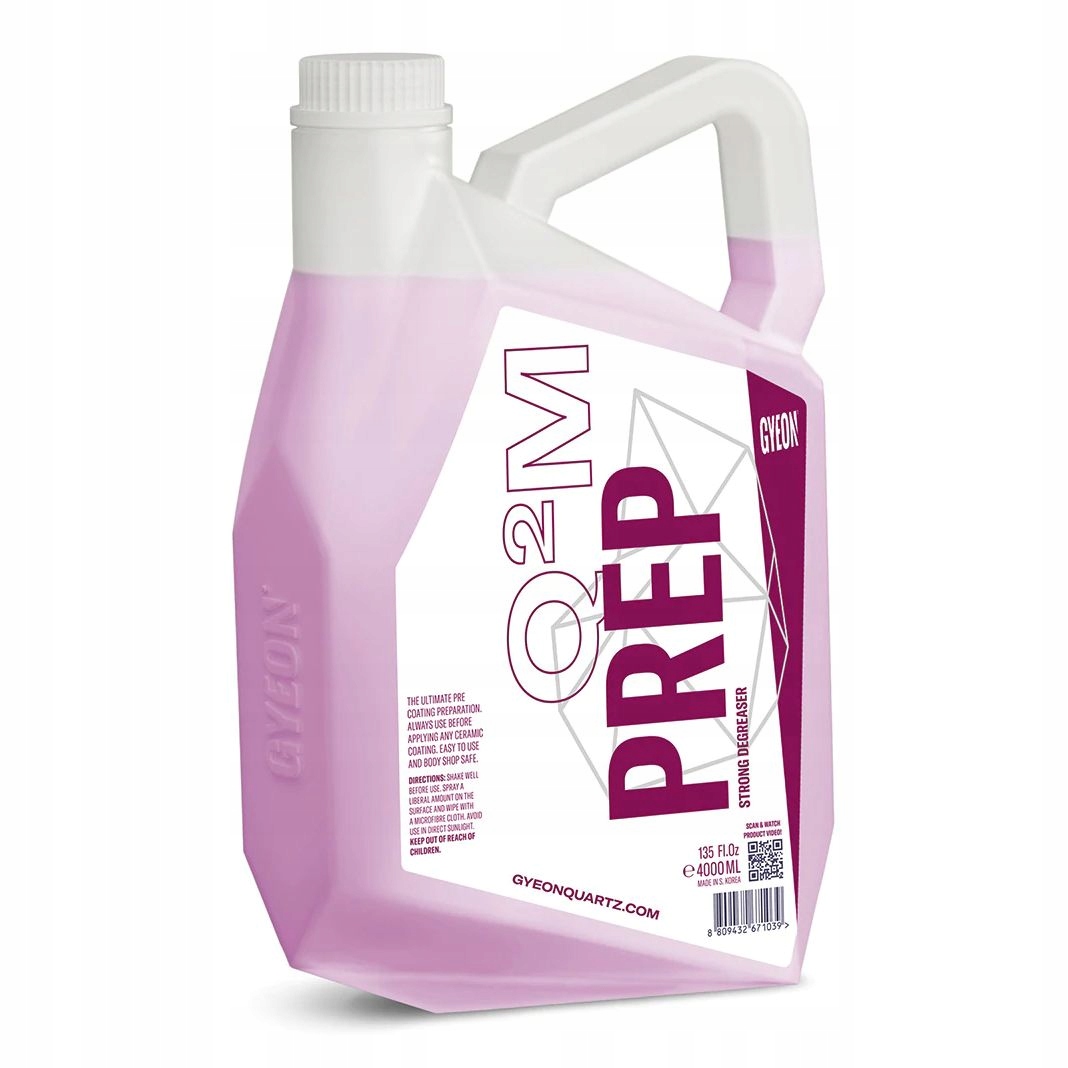 Gyeon Prep 4L Tekutý odmasťovač laku pred voskovými nátermi