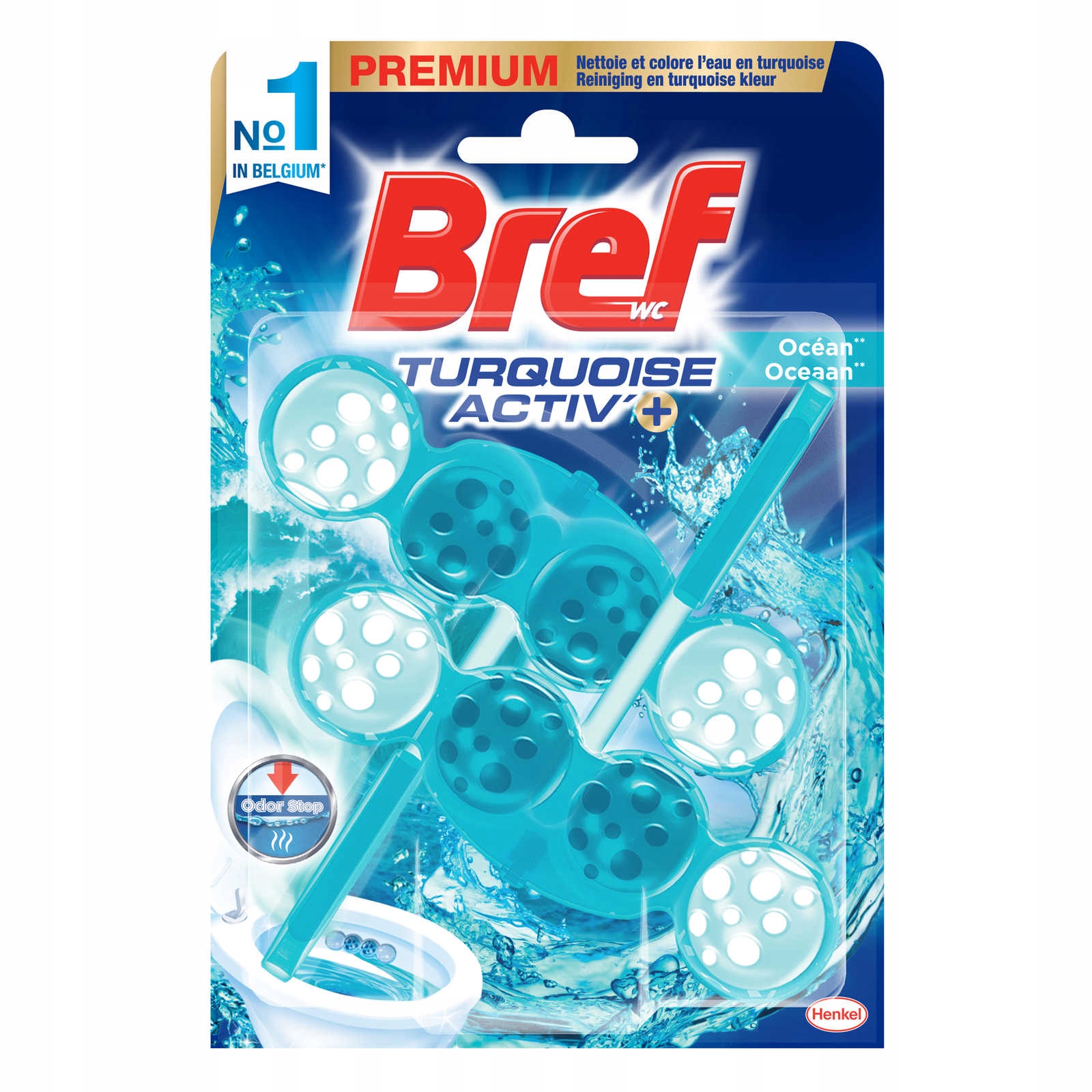 

Bref Wc Turquoise Ocean 2X50G Zawieszka Do Wc Fr