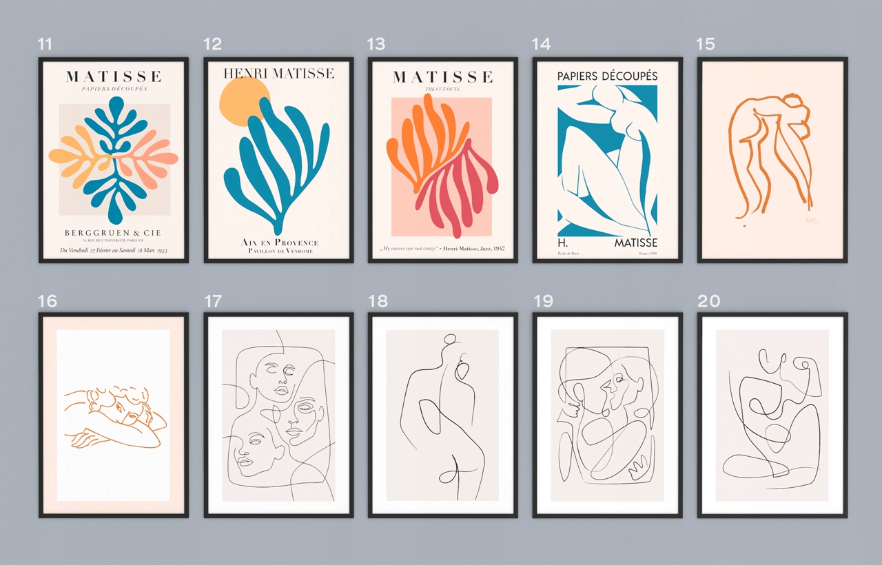 Kolekcja Grafiki Matisse Henri + Inne Unikaty A3 Wysokość produktu 42 cm