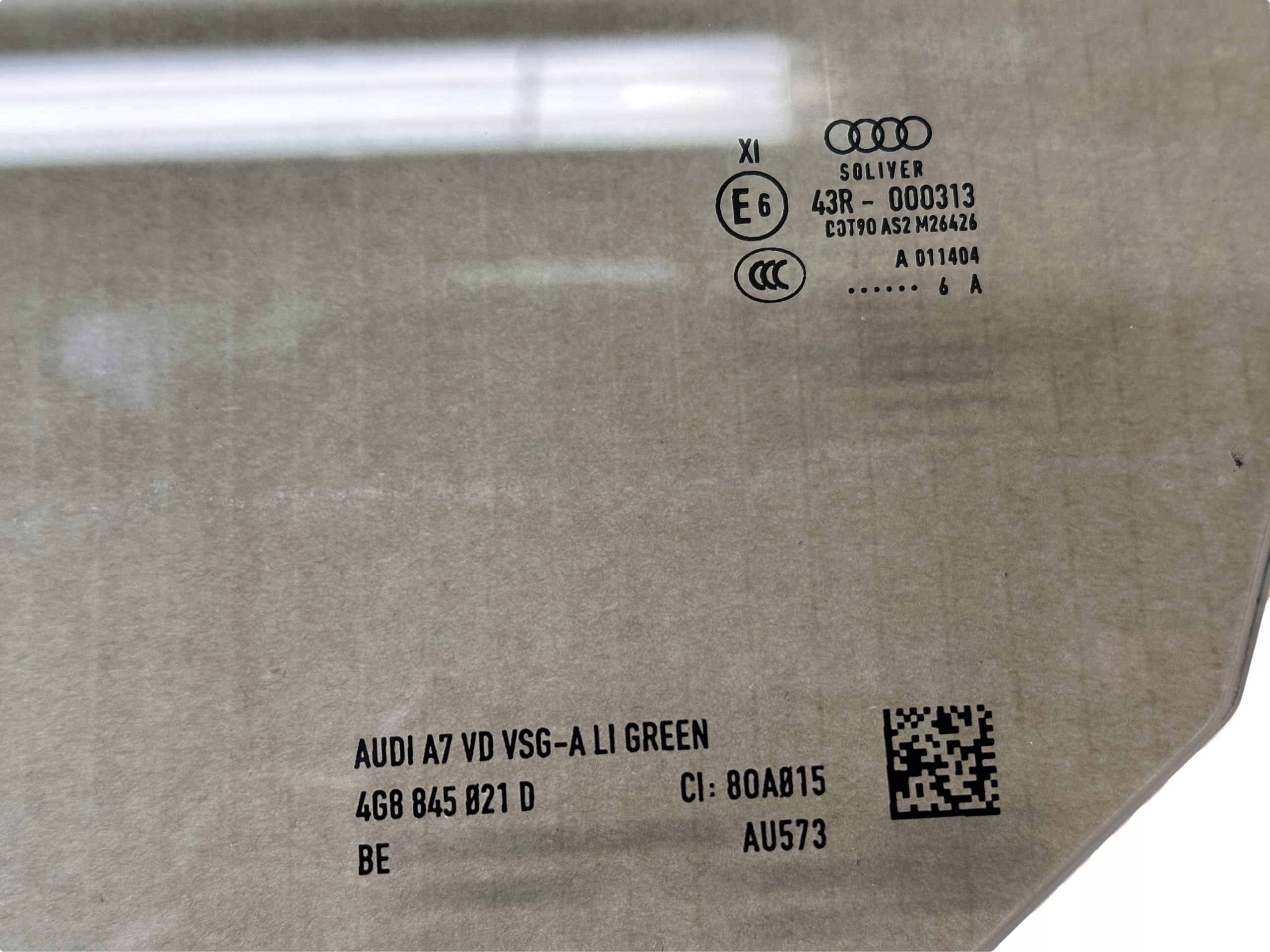 AUDI A7 4G window left front PODWOJNA 2016R