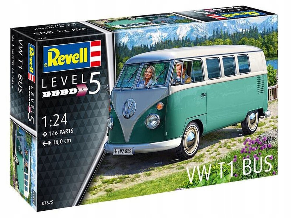1/24 Vw T1 Bus Model Set Revell 67675