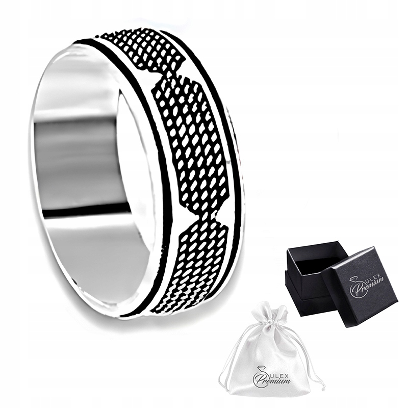 Stříbrný prsten ryzost 925 Oxidovaný Prstýnek Klasická elegance vel.