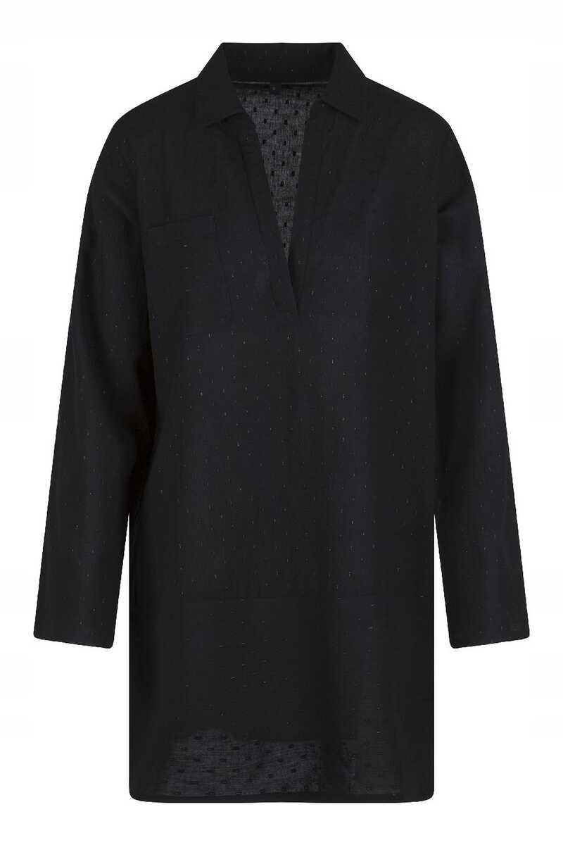 LingaDore Plážová tunika 7229 černá S