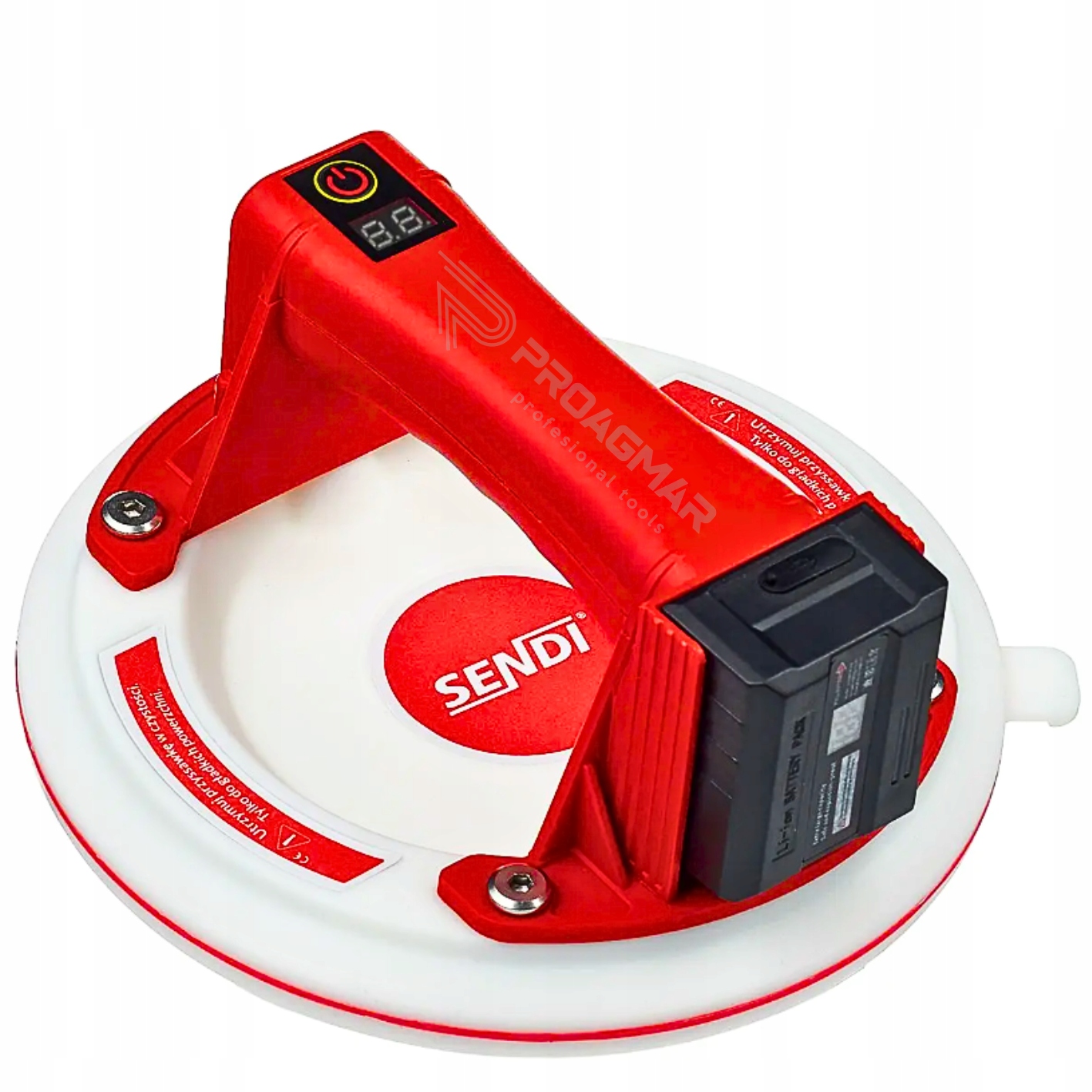 PRZYSSAWKA DO PŁYTEK GRESU AUTOMATYCZNA PRÓŻNIOWA 2 x BATERIA SENDI ASC-19 EAN (GTIN) 5901166661775