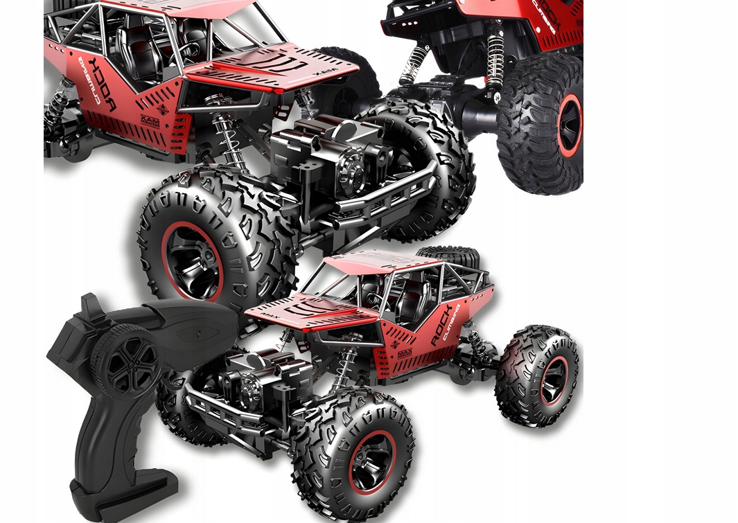 Velké Auto Na Dálkové Ovládání Auto Rc Kov Terénní Pohon 4X4 1:16 Dálkové Ovládání