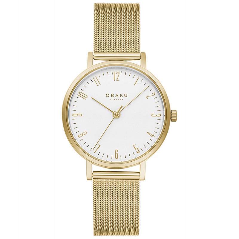 Dámské hodinky Obaku Denmark V248LXGIMG zlaté
