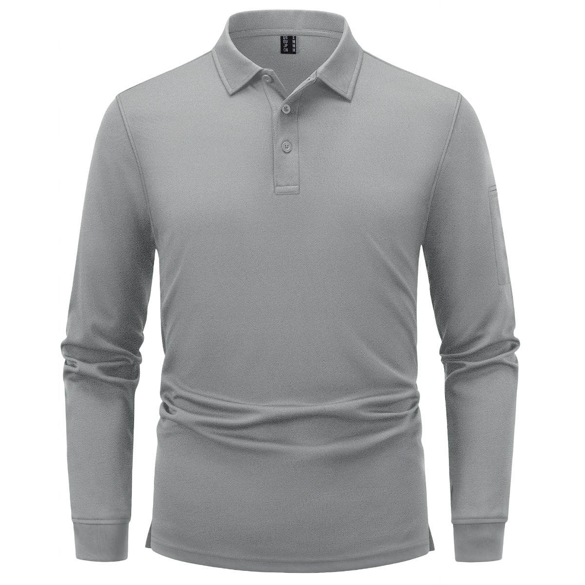 Pánské Polokošile s dlouhým rukávem do Golfu Taktické Stylové Lehké Šedé XL