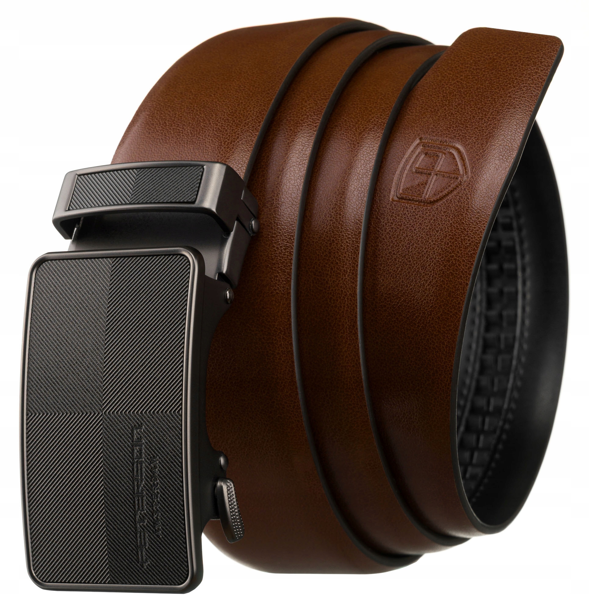 Pasek męski ze skóry Peterson skórzany automatyczny automat