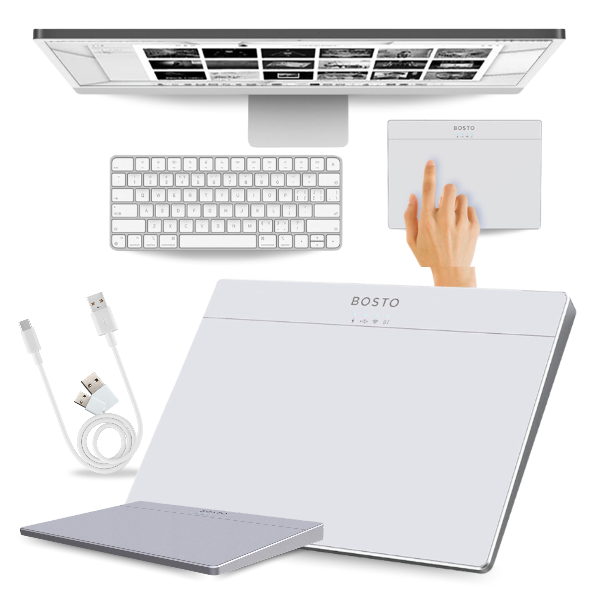 Touchpad Trackpad Bosto T02 Bezdrátový pro notebook 2.4G
