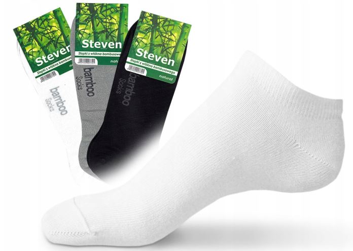 

Stopki Bambusowe Steven antybakteryjne 3-PAK 35-37