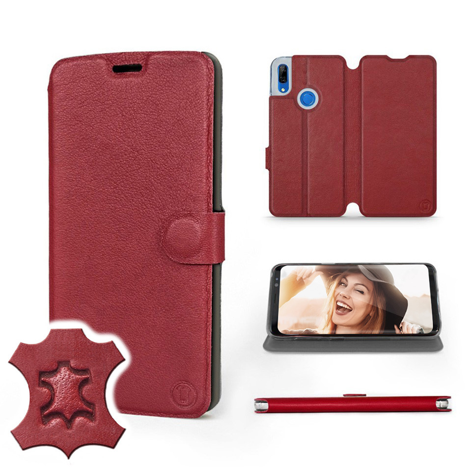 

Etui Mobiwear do Huawei P Smart Z Dark Red Leather