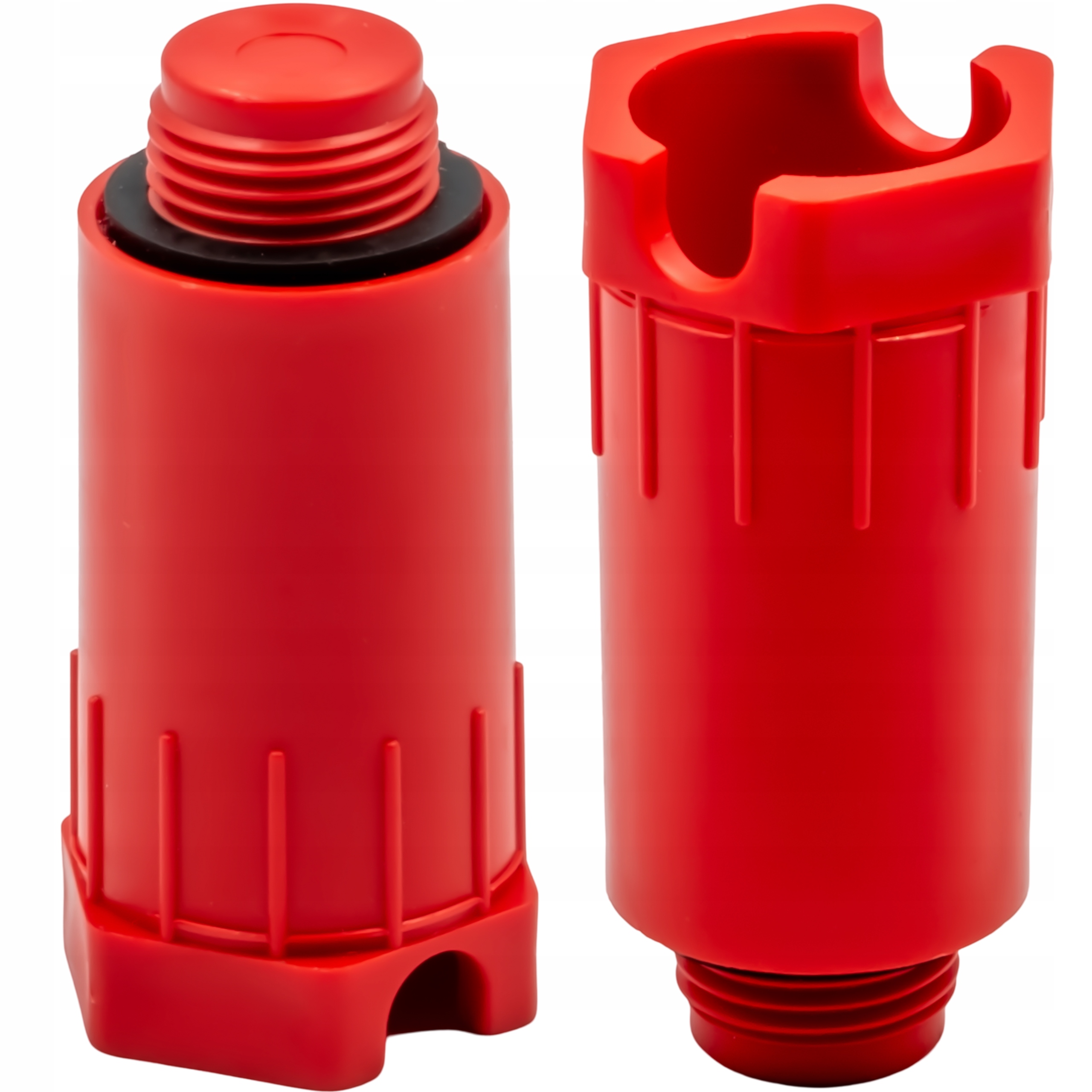 KOREK PRÓB SZCZELNOŚCI ZATYCZKA 1/2" Z USZCZELKĄ CIŚNIENIA RUR CZERWONY