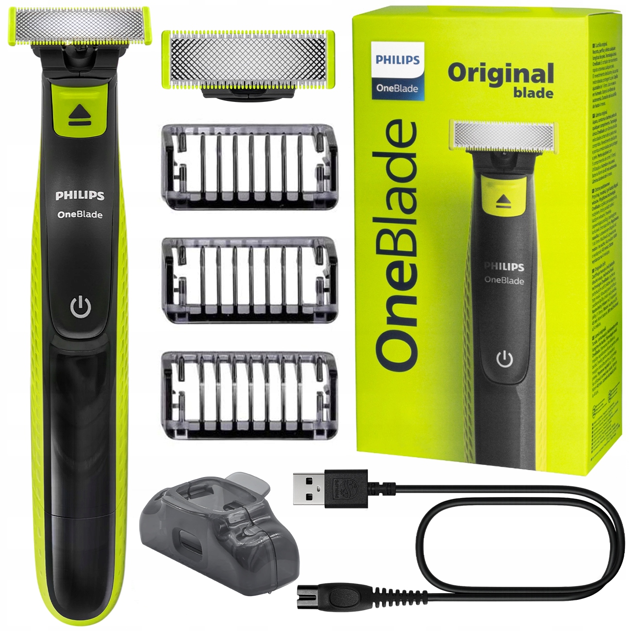 Golarka Philips OneBlade QP2724/10 45 min do zarostu brody nasadki