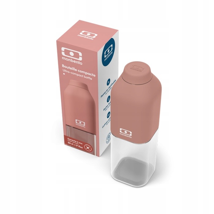 Monbento Positive láhev na vodu 0,5 l Rosa Moka