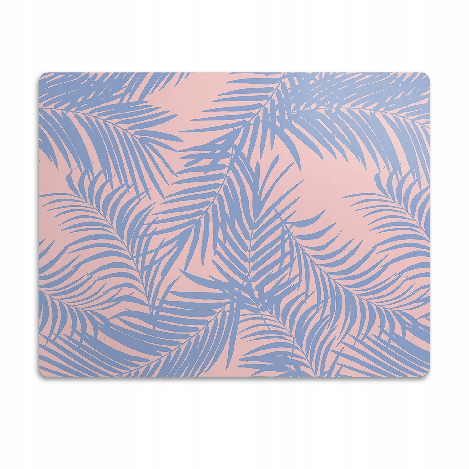 Levně Voděodolná podložka pod misku Modré listy 60x40