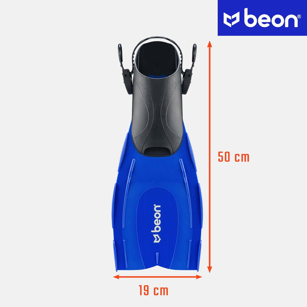 PŁETWY DO NURKOWANIA PŁYWANIA SNORKELINGU PASKOWE REGULOWANE BEON 44-48 Stan opakowania oryginalne