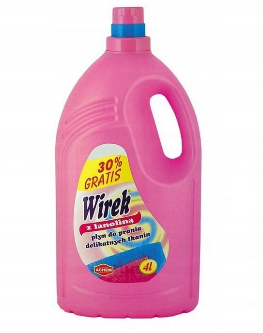 

Płyn do prania kolorów z lanoliną Wirek 4 l