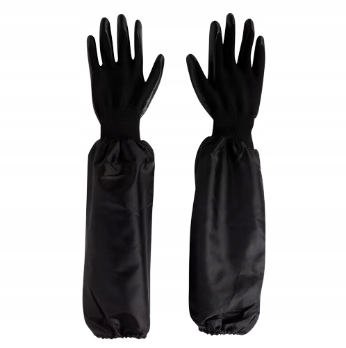 RĘKAWICE Z RĘKAWEM C&C NITRYLOWE ONE SIZE