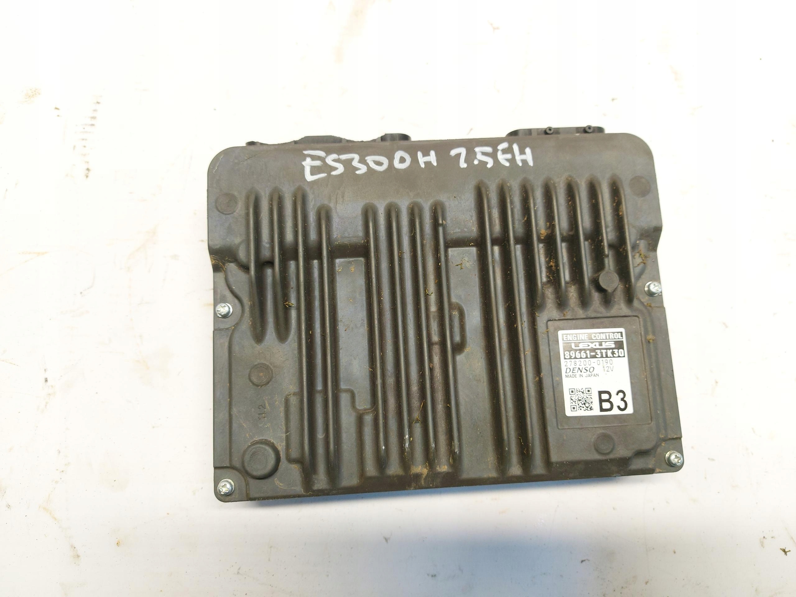 LEXUS ES300H VII 2.5EH HYBRID computer control unit ECU 89661-3TK30