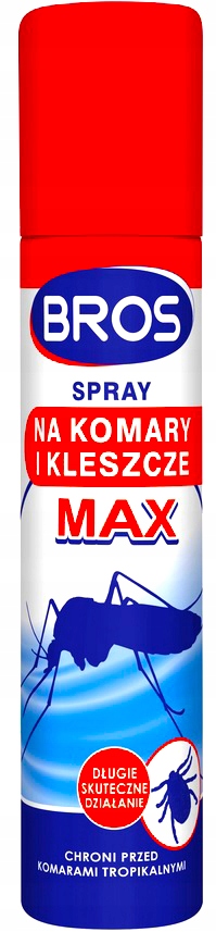 

Bros spray na komary kleszcze Max 90 ml Deet x 2
