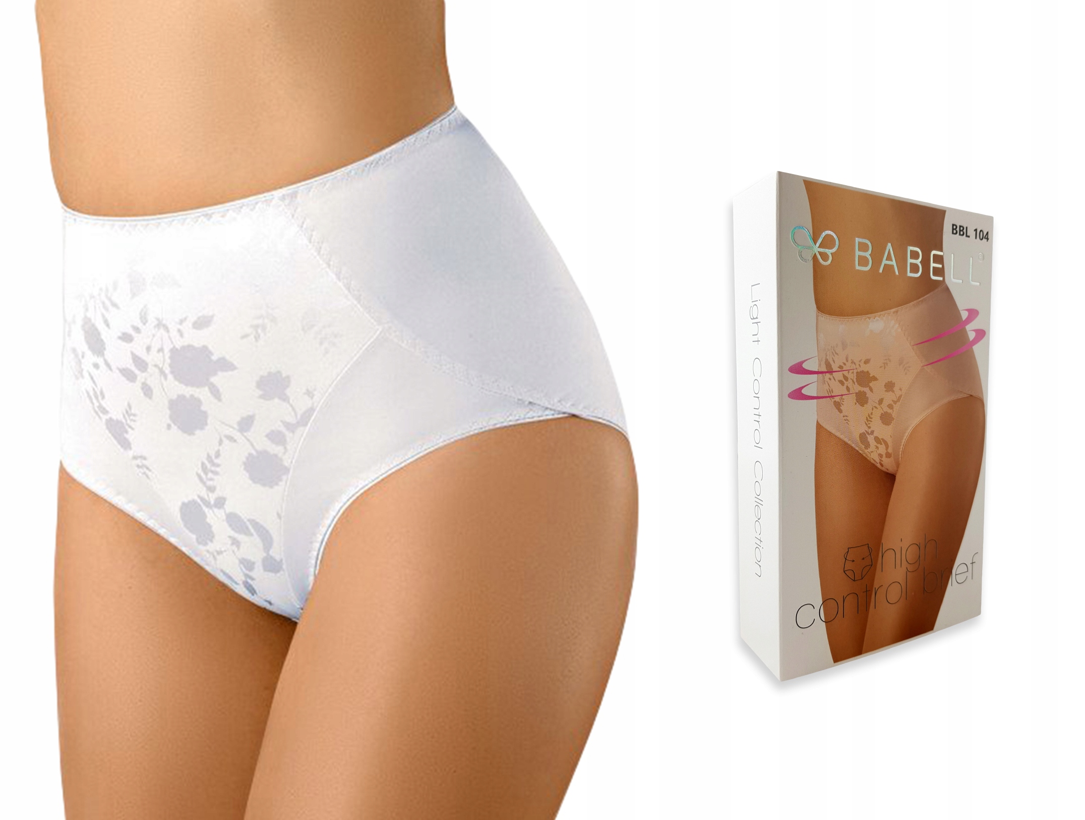 

Majtki Babell 104 - Bawełna Koronka - Białe - M