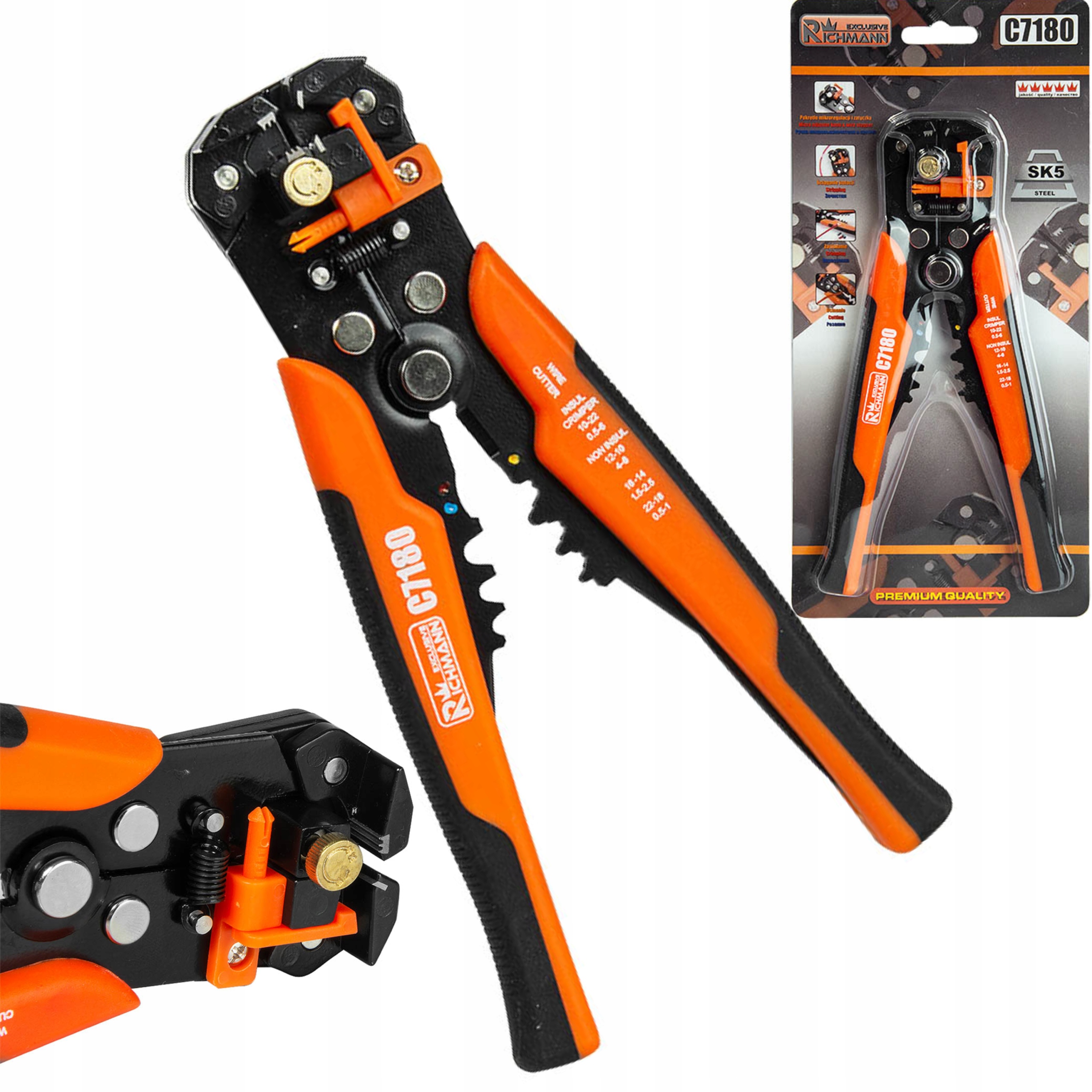 

Szczypce do Ściągania Izolacji Auto 205mm Richmann