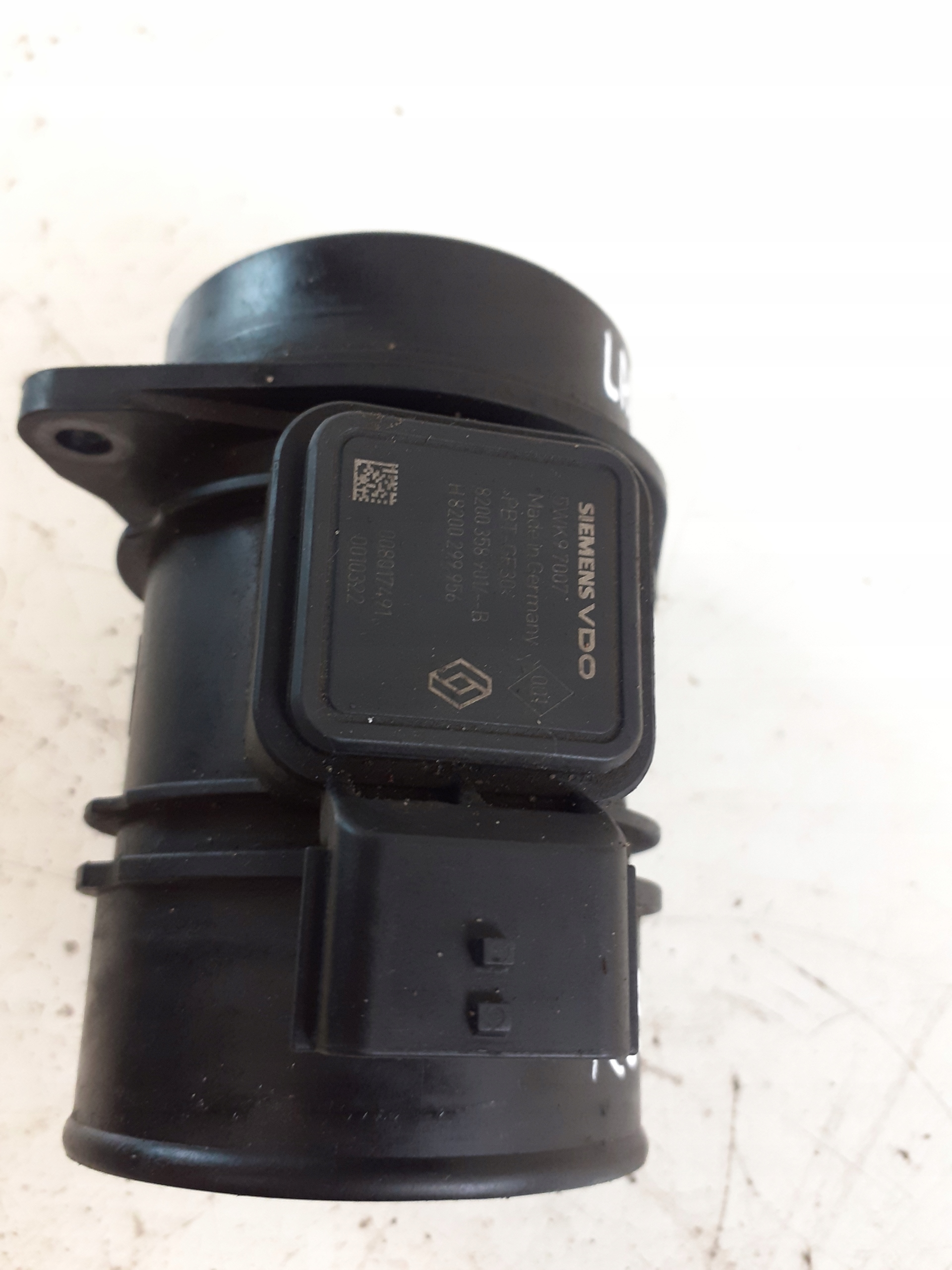 flow meter RENAULT LAGUNA III 1.5DCI