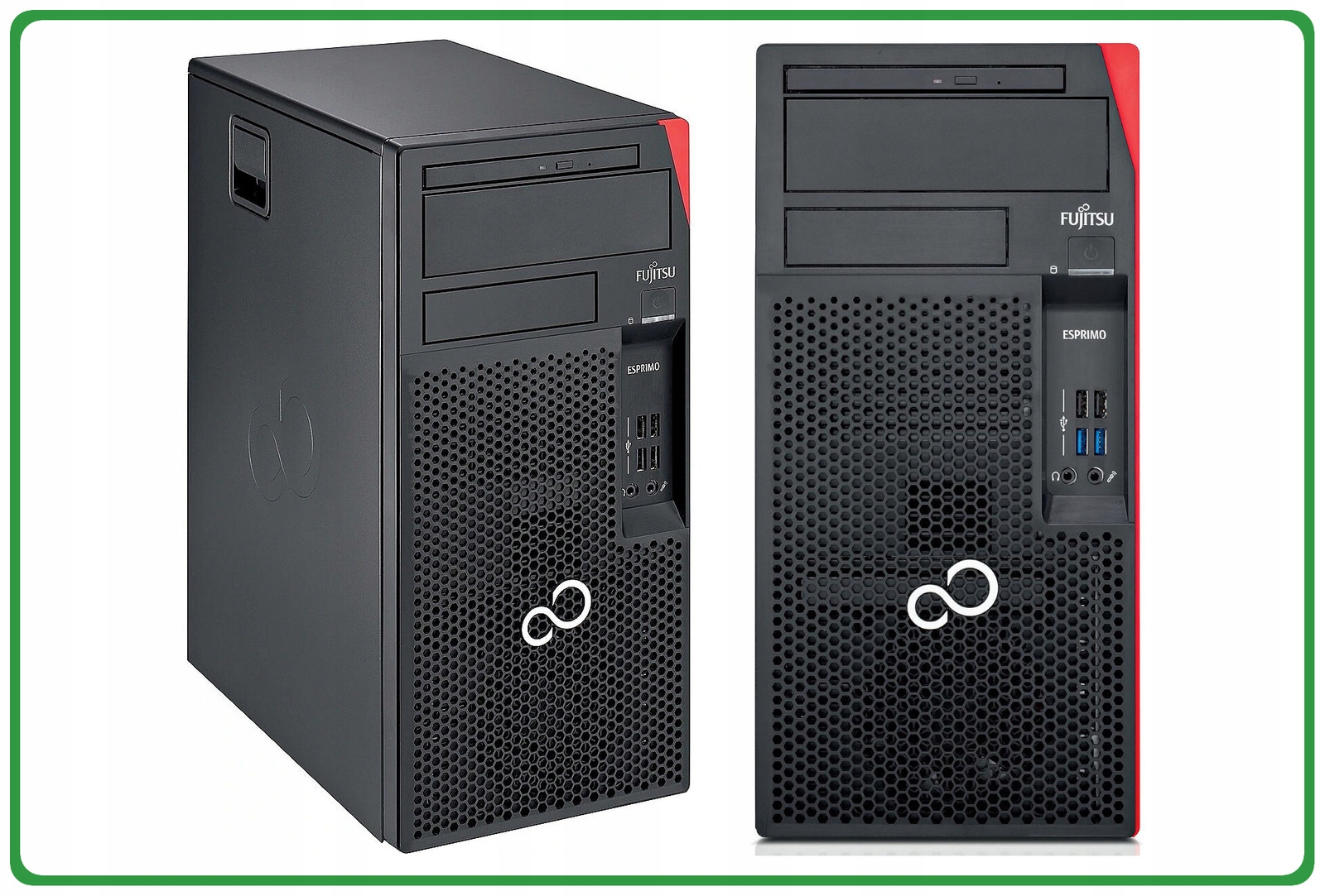 Komputer Fujitsu ESPRIMO P558 i5-8600 16GB RAM 256GB M.2 DVDRW W11H Model ESPRIMO P558