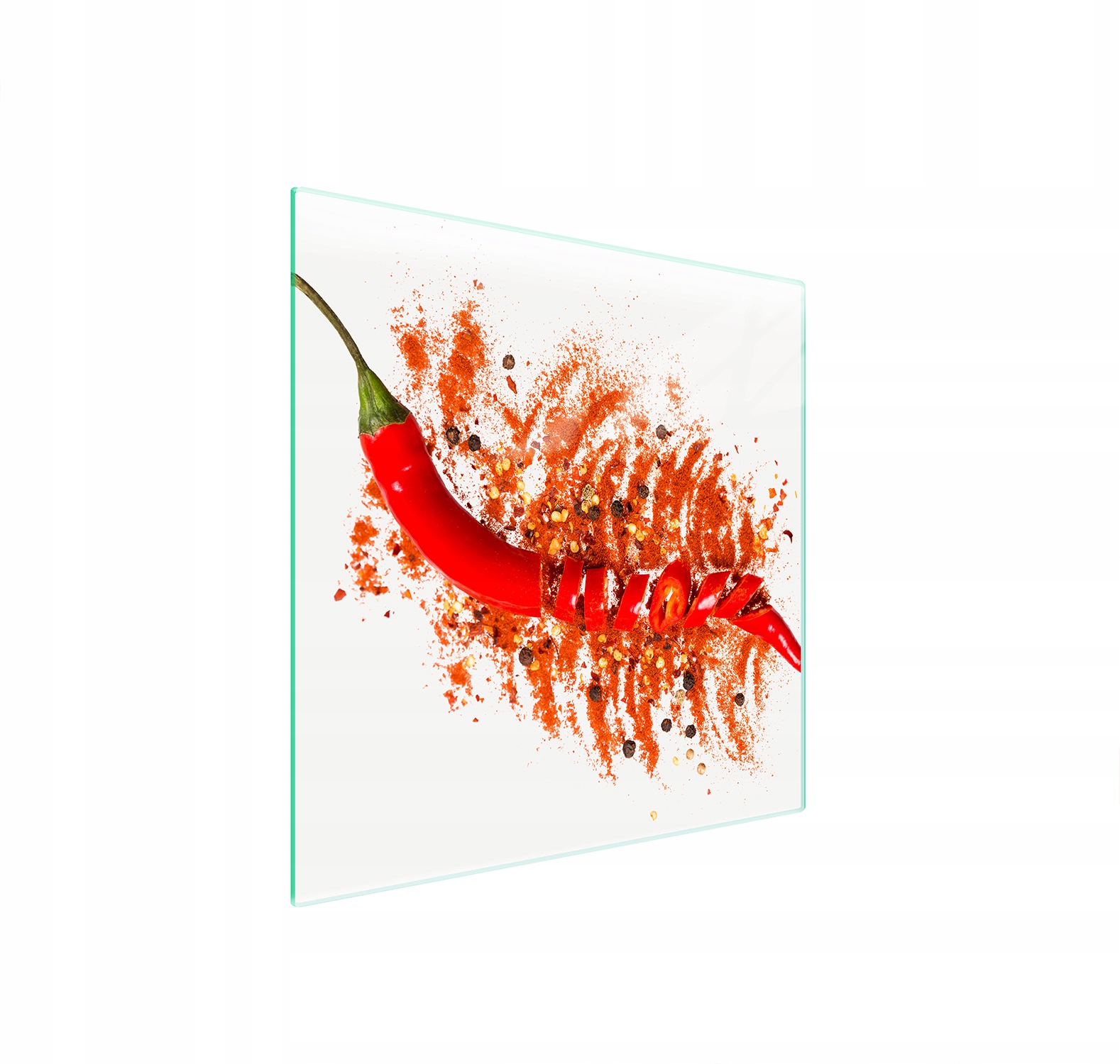 Ochranná Skleněná Deska Na Sporák 50x52 Chilli Tvrzené Sklo
