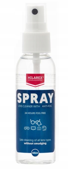 

Hilarex Spray płyn anti-fog przeciw parowaniu