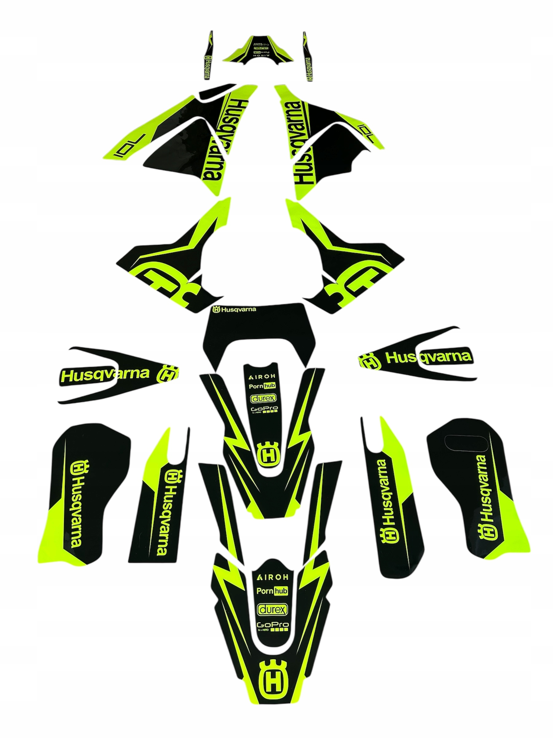 Husqvarna 701 Supermoto Enduro 16-20 hrubá dyha Fluo z Talianska Cubamoto