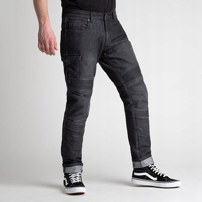 Džínsové nohavice Broger Ohio Tapered Fit Washed Black 31, 34 Na Darček