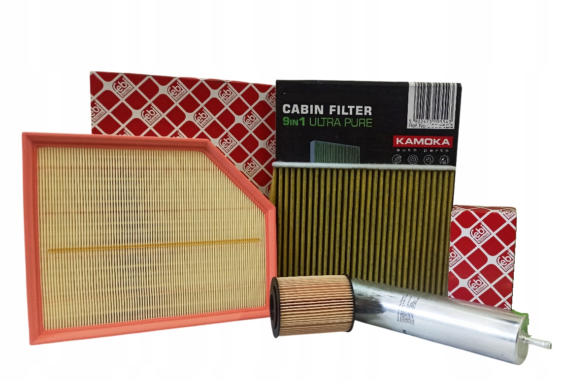 Febi Kamoka Sada Filtrů Volvo V40 II 2014-2019 2.0D D4 190KM Diesel