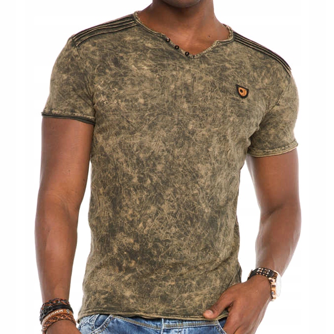 Tričko Cipo Baxx Pánské Tričko Mazany Elegance