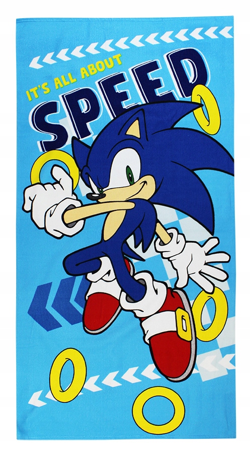 

Sonic Duży Ręcznik Na Basen Dla Dziecka 70X140