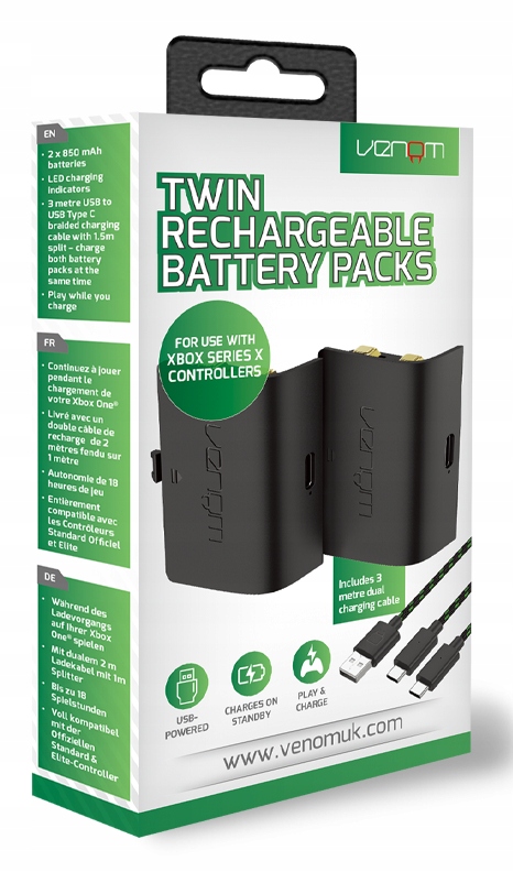 

Ładowarka Venom Akumulatory Do Padów Xbox Series X