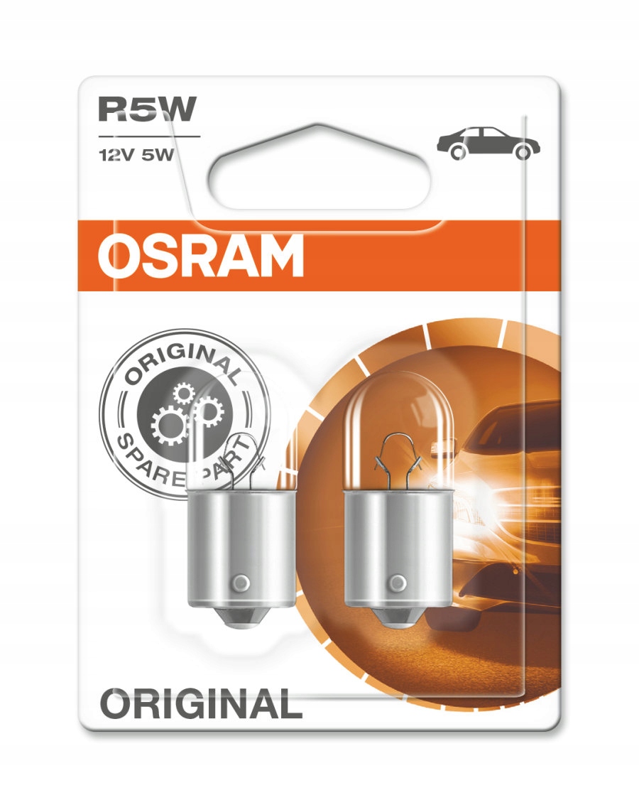 

Osram żarówki samochodowe R5W 12V 5W BA15s 2 szt.