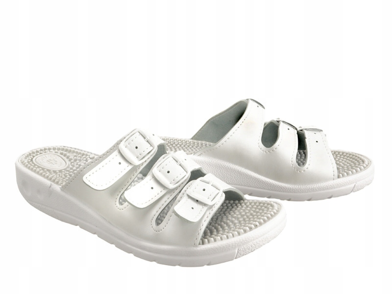 

Klapki damskie Sanital Flex KF-03 fakir biały r40