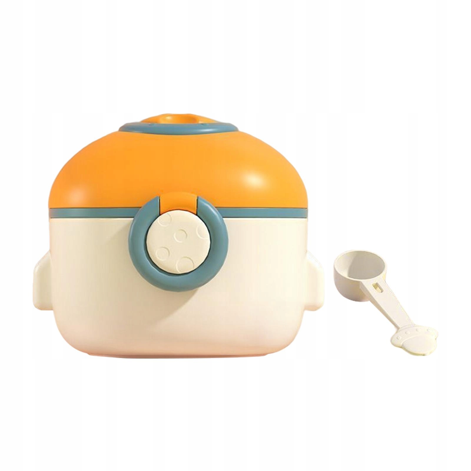 Dozownik na formułę mleczną do podróży, pomarańczowy, mały