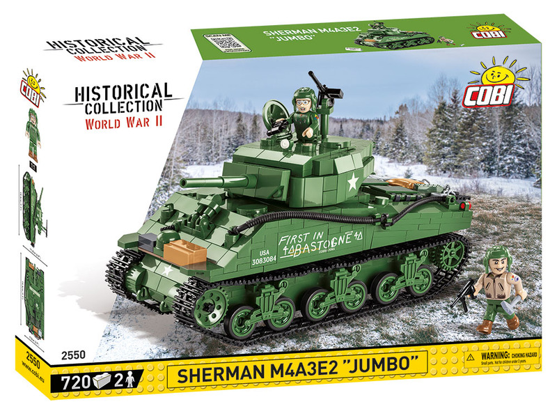 

Klocki Cobi World War II Sherman M4A3E2 Jumbo 2550