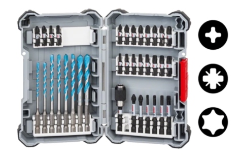 Bosch Impact Control HEX-9 Zestaw wierteł bitów 35