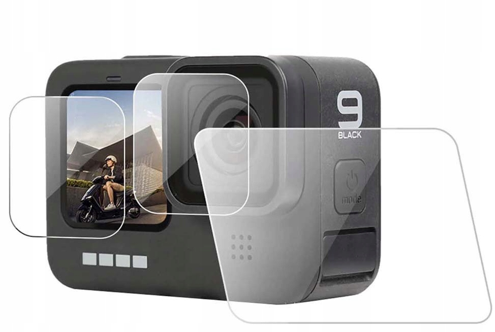 SZKŁO HARTOWANE 9H DO GOPRO HERO 9 10 11 12 ZESTAW Przeznaczenie GoPro