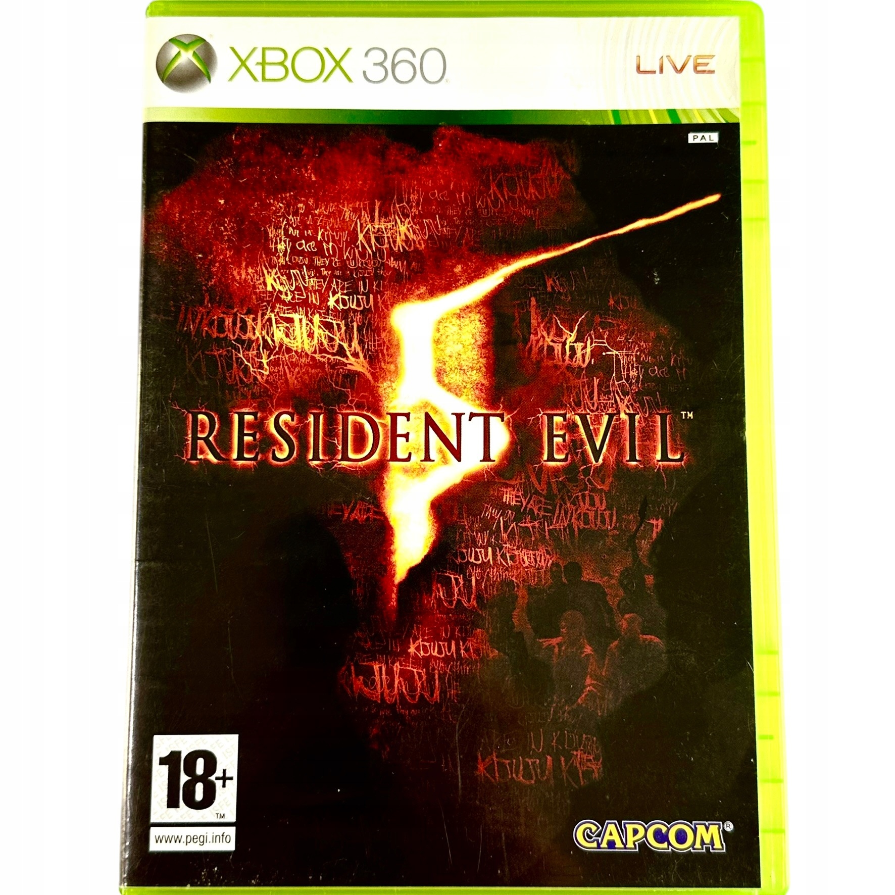 Resident Evil 5 Xbox 360 pudełkowa