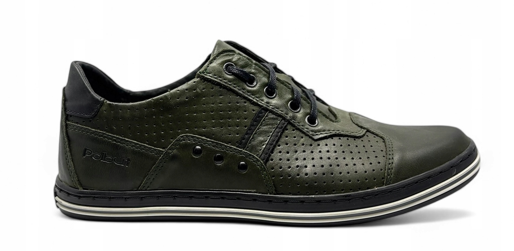 Pánské polobotky Polbut v khaki barvě, velikost 44