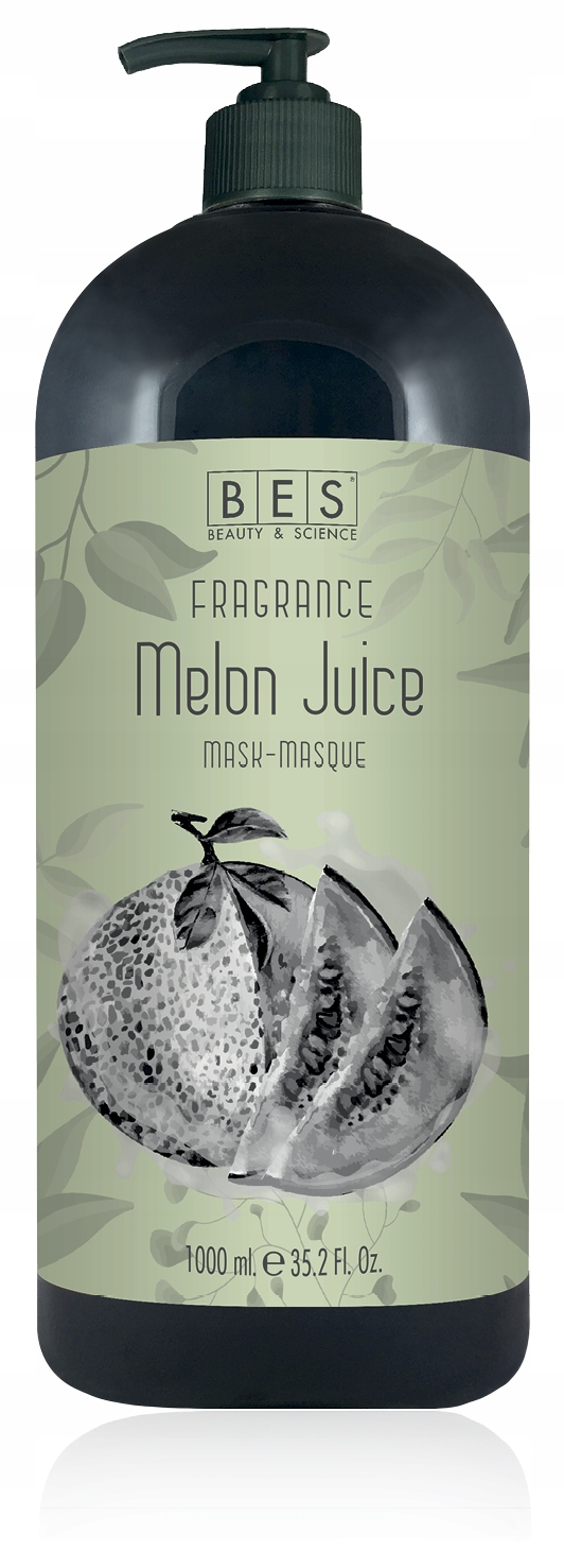 Bes Fragrance Melon Juice Mask 1000ml vlasová maska s vůní melounu