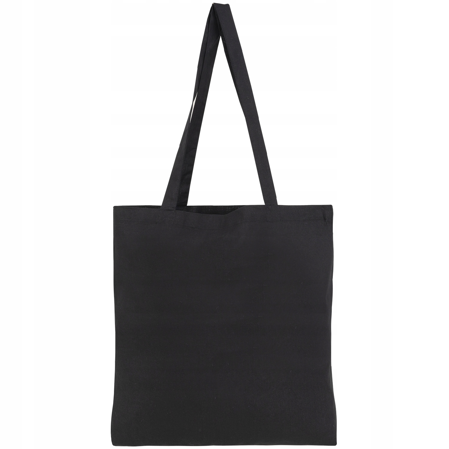 TORBA BAWEŁNIANA EKO NA ZAKUPY GŁADKA CZARNA 40x40 Marka inna